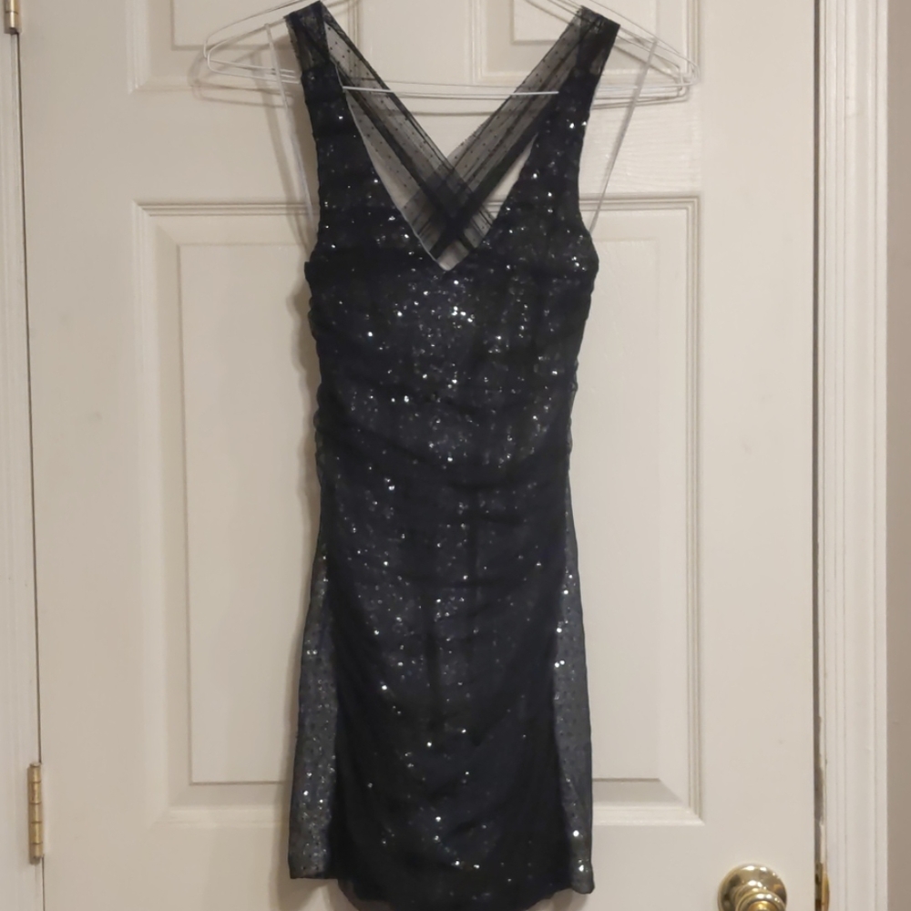 Black/silver Express Dress